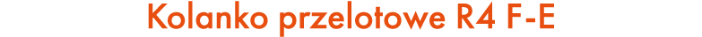 Kolanko przelotowe R4 F E